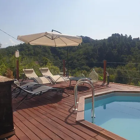 別荘 Maison De Village Avec Piscine Au-dessus Des Cinque Terre Camedone